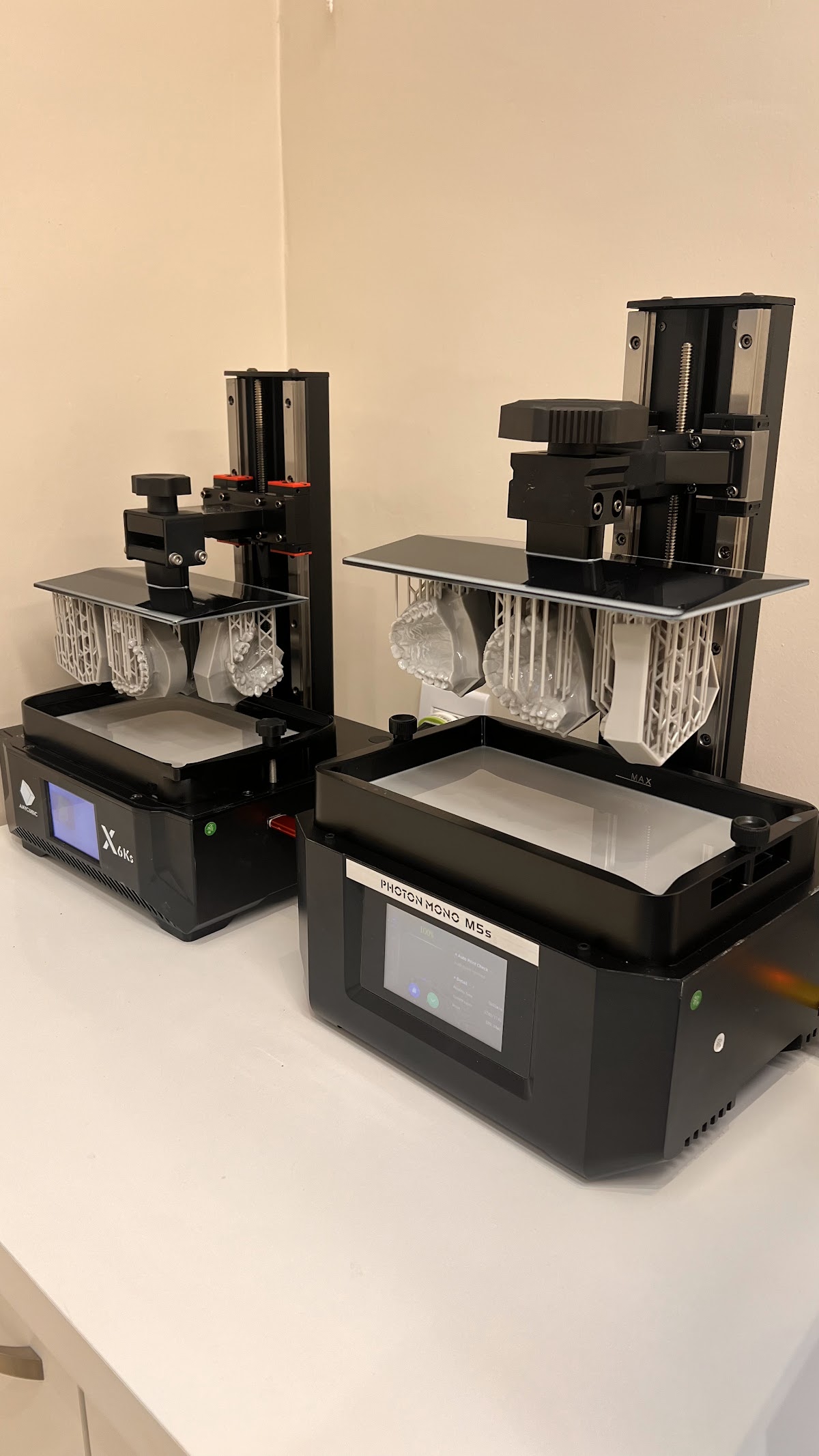 Impressora 3D do laboratório próprio da Clínica Huk
